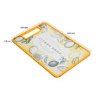 Vegetables and Fruits Cutting Plastic Chopping Board (Yellow)