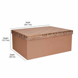 Multipurpose Decorative Cardboard Gift Box (Medium Size, Pink)