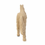 Horse Decorative Polyresin Showpiece (Cream)