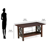 Lucius Coffee Table (Dark Cappuccino)