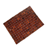 Checkered Bamboo Placemat (Brown)