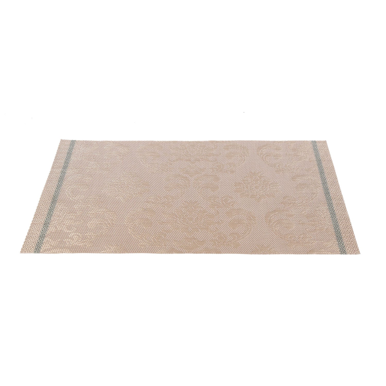 Solid PVC Placemat Set of 6 (Brown)