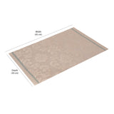 Solid PVC Placemat Set of 6 (Brown)