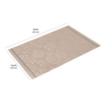 Solid PVC Placemat Set of 6 (Brown)