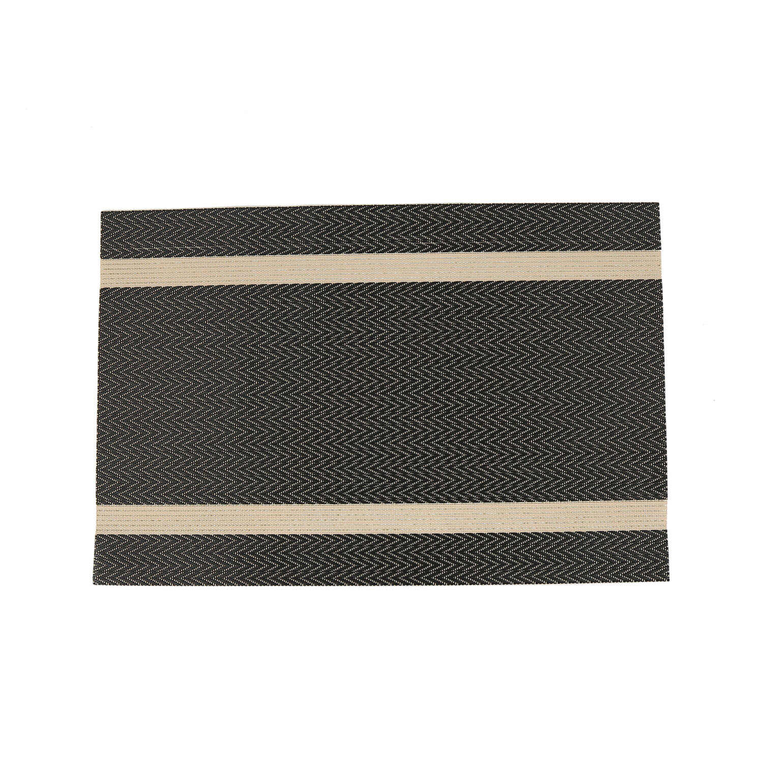 Abstract PVC Placemat Set of 6 (Black)