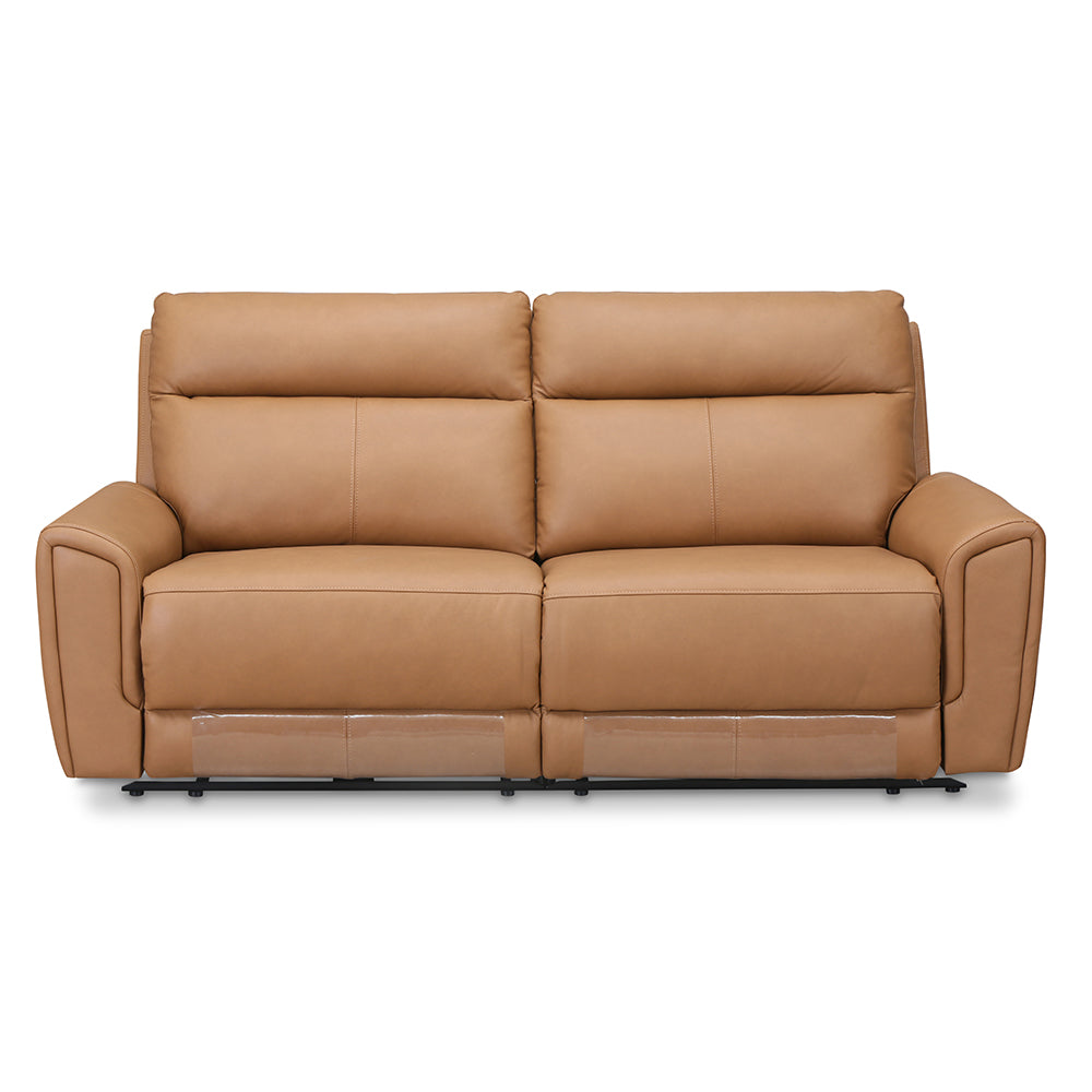 Venosa 3 Seater Electric Recliner Sofa (Tan)