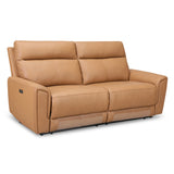 Venosa 3 Seater Electric Recliner Sofa (Tan)