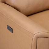 Venosa 3 Seater Electric Recliner Sofa (Tan)