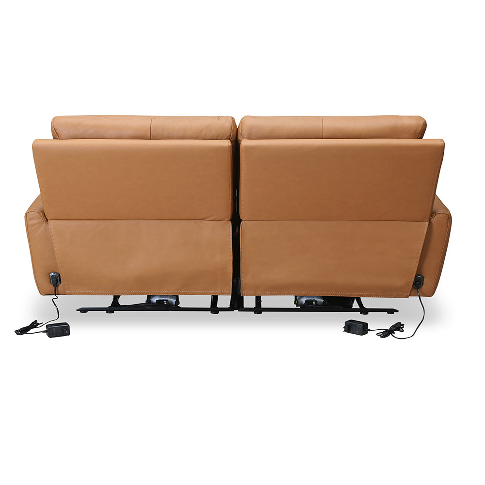 Venosa 3 Seater Electric Recliner Sofa (Tan)