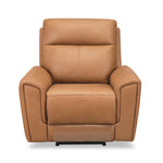 Venosa 1 Seater Electric Recliner Sofa (Tan)