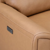 Venosa 1 Seater Electric Recliner Sofa (Tan)