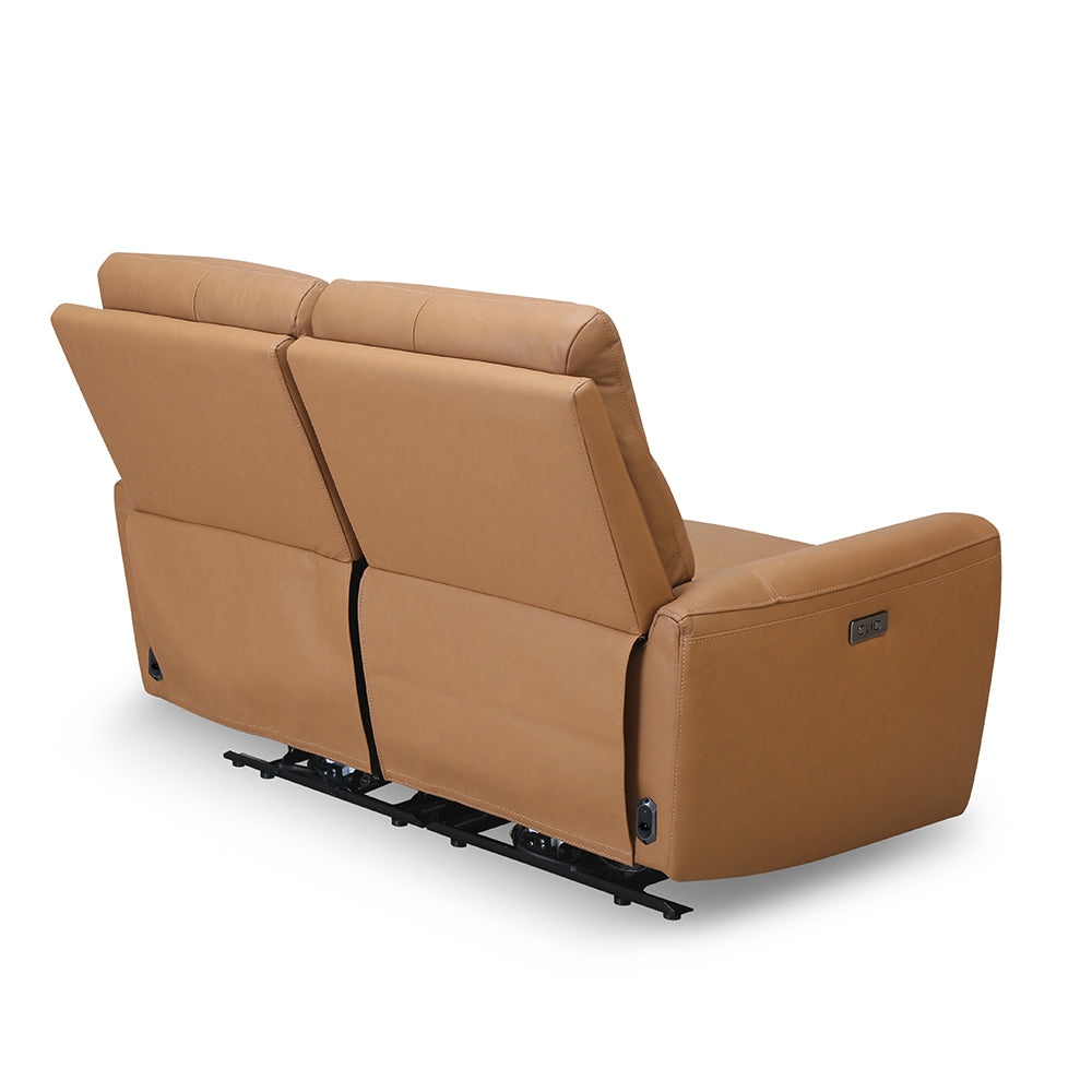 Venosa 2 Seater Electric Recliner Sofa (Tan)