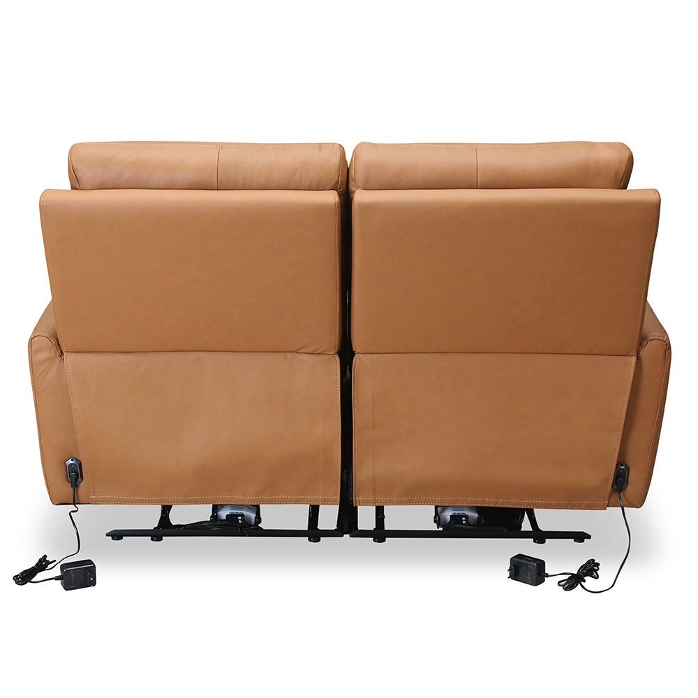 Venosa 2 Seater Electric Recliner Sofa (Tan)