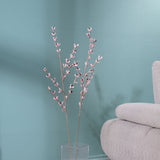 Nilkamal Decorative Mini Dry Flowers Stick (Pink)