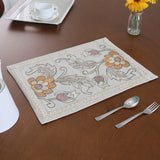 Nilkamal Floral Cotton Rectangular Table Placemat (Multicolor)