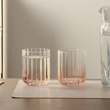 Marseille 400 ml Water Glass Tumblers Set of 4 (Brown)