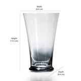 Lyon 320 ml Highball Glasses Set of 4 (Transparent)