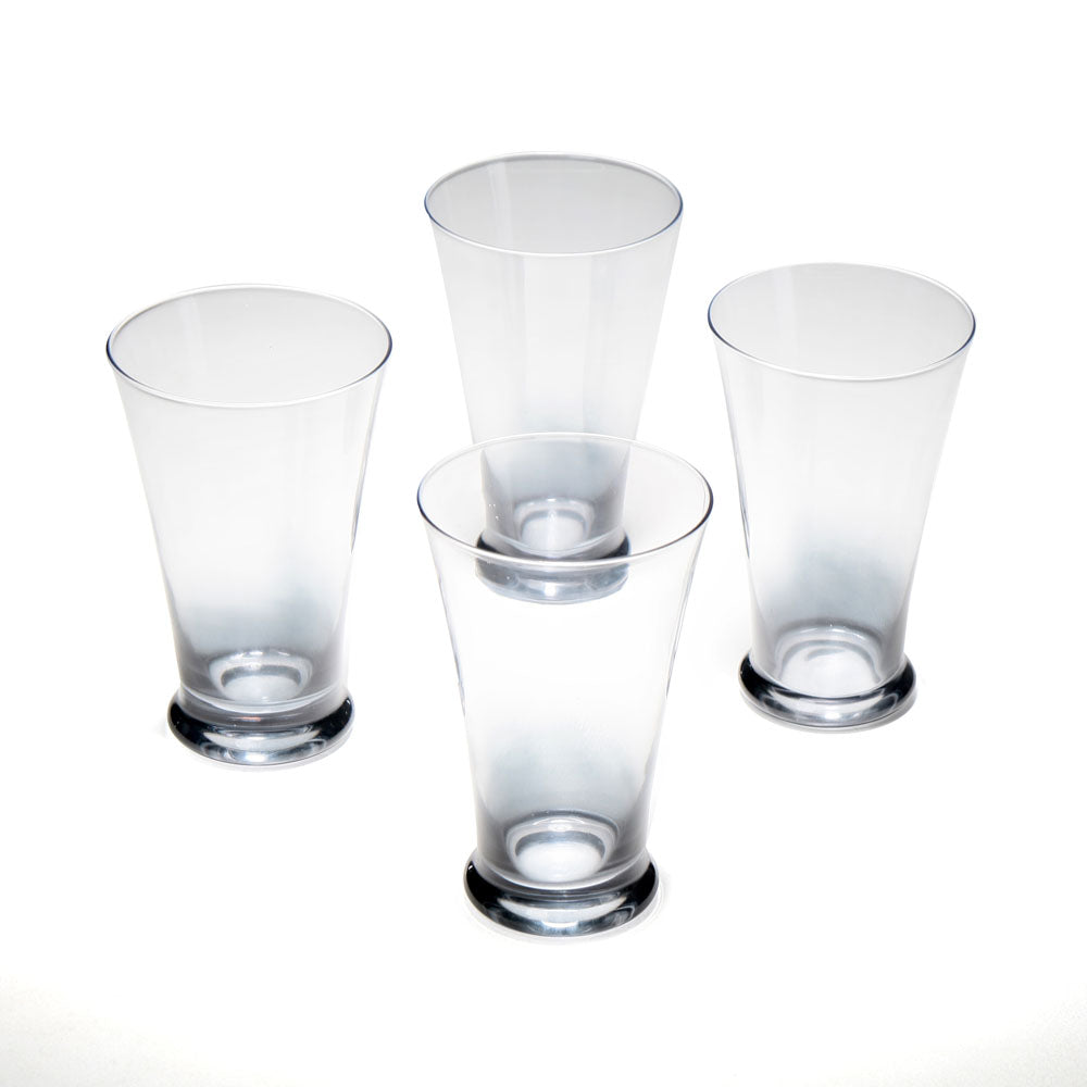 Lyon 320 ml Highball Glasses Set of 4 (Transparent)