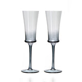 Lyon 180 ml Champagne Glasses Set of 2 (Transparent)