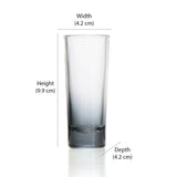 Lyon 65 ml Shot Glasses Set of 4 (Transparent)