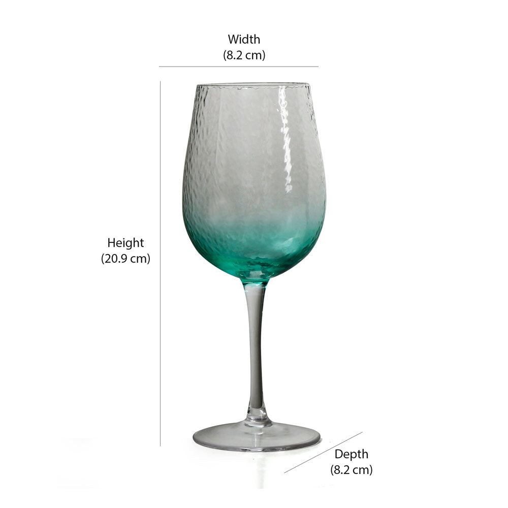 Lapiz 450 ml Wine Glasses Set of 2 (Transparent)