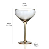 Cannes 360 ml Wine Glasses Set of 2 (Transparent)