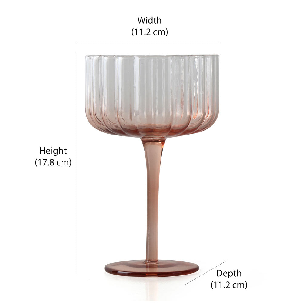 Marseille 540 ml Cocktail Glasses Set of 2 (Transparent)