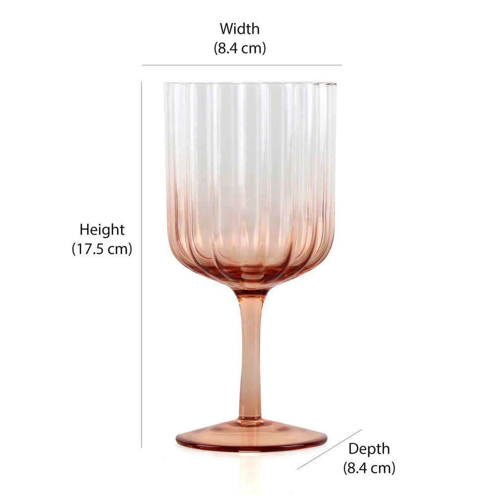 Marseille 380 ml Cocktail Glasses Set of 2 (Transparent)