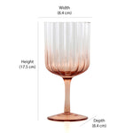 Marseille 380 ml Cocktail Glasses Set of 2 (Transparent)