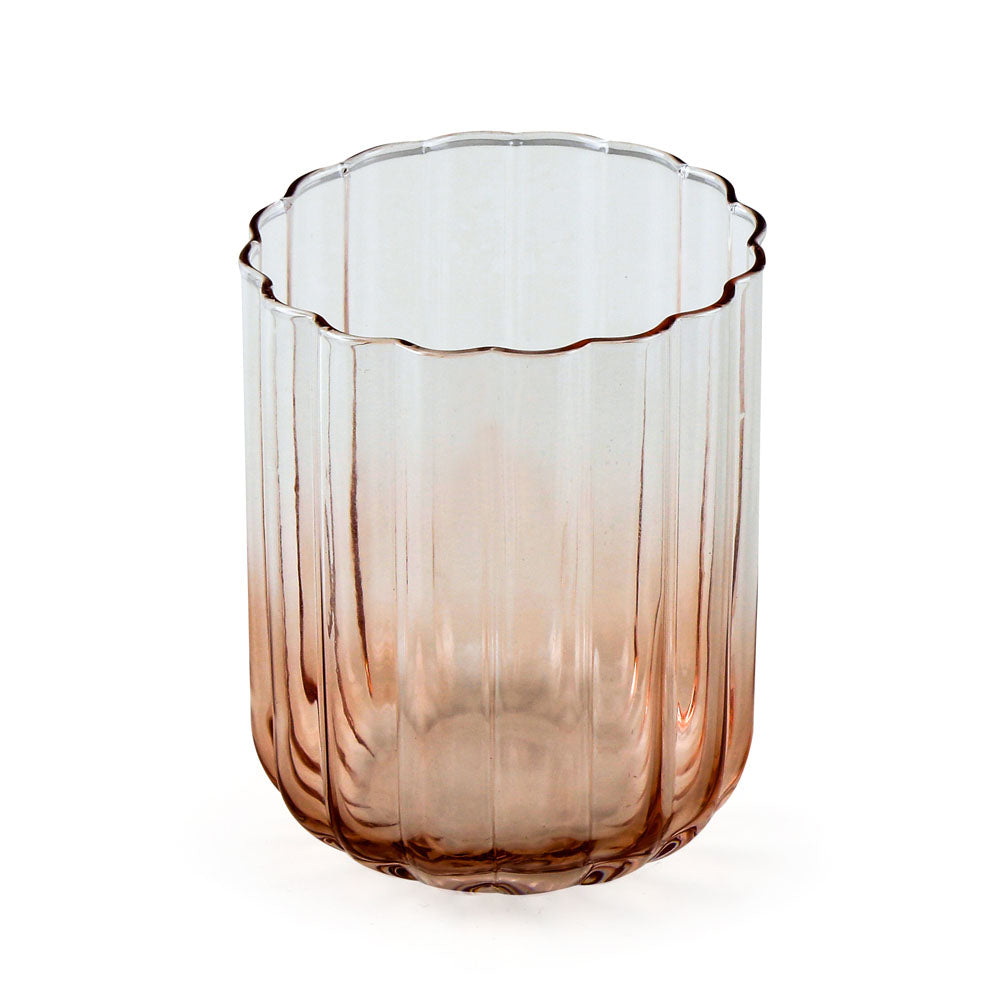 Marseille 400 ml Water Glass Tumblers Set of 4 (Brown)