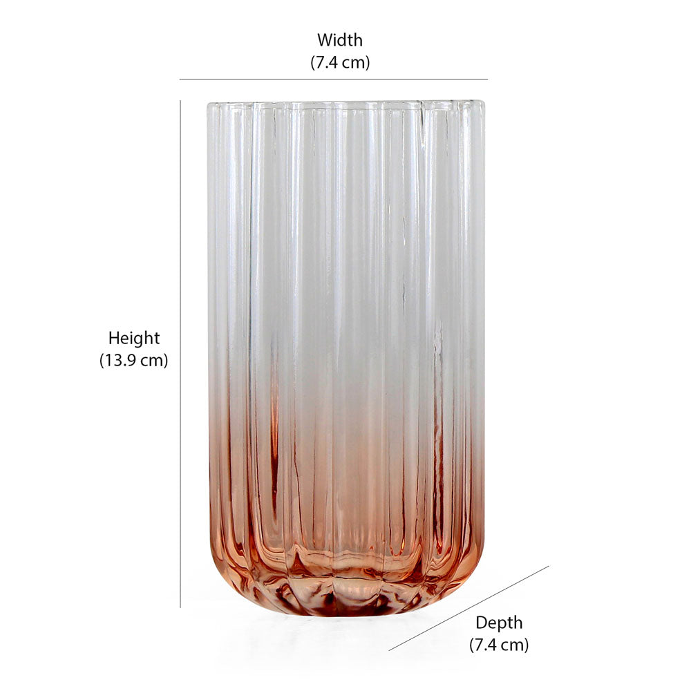 Marseille 440 ml Highball Glasses Set of 4 (Transparent)