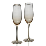 Cannes 270 ml Champagne Glasses Set of 2 (Transparent)