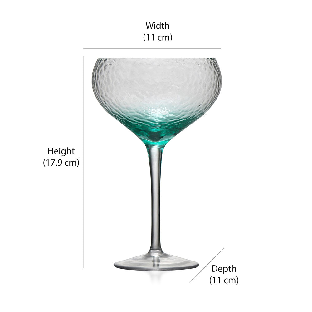 Lapiz 390 ml Cocktail Glasses Set of 2 (Transparent)