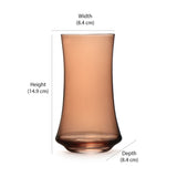 Atelier 430 ml Highball Glasses Set of 4 (Brown)