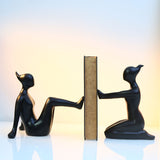 Hand and Leg Women Polyresin Bookend Set of 2 (Black)