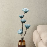 Artificial Carnation Flower Stick (Blue)