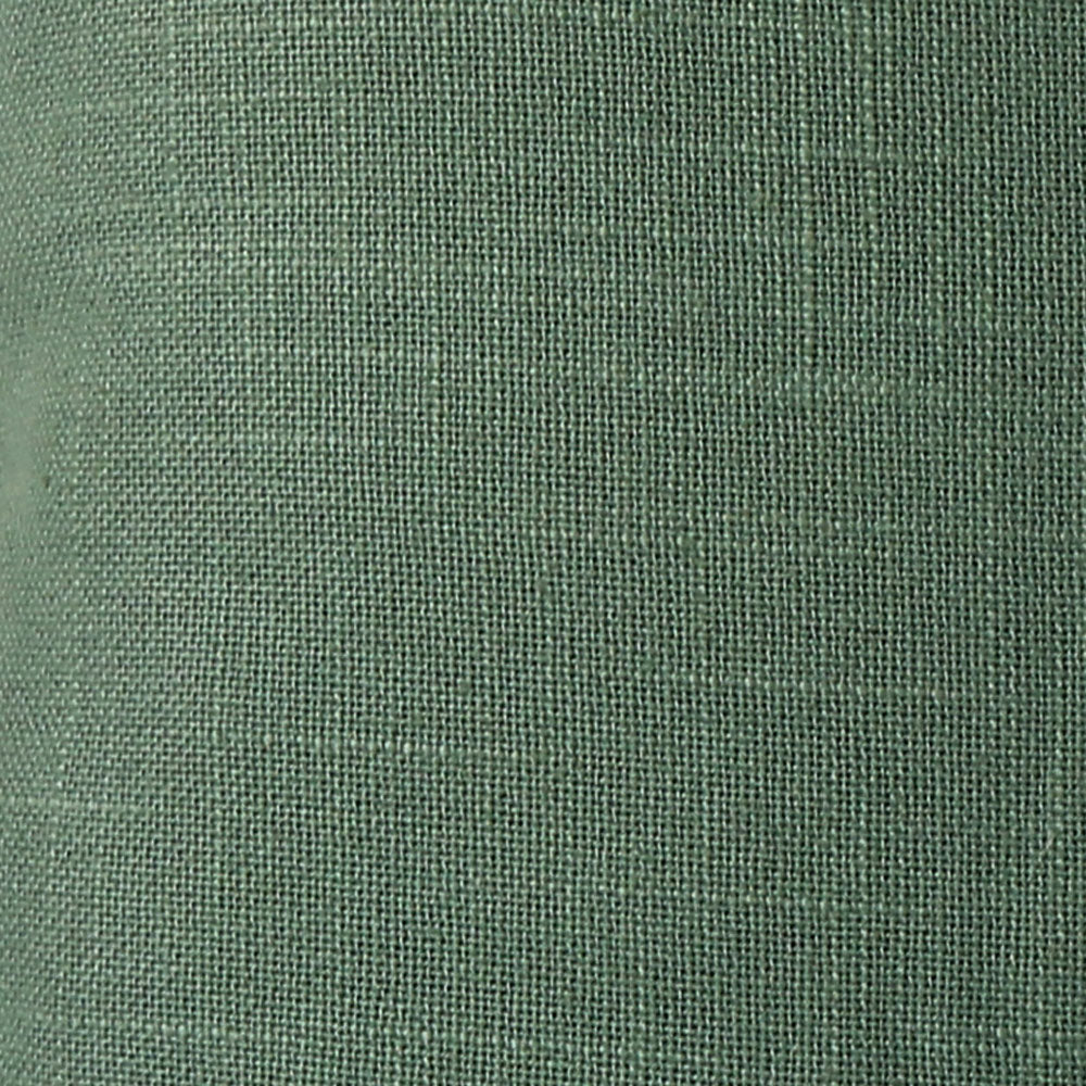 Solid Cotton 16" x 16" Filled Cushion (Green)