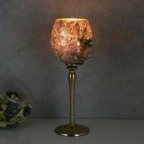 Nilkamal Lily Twigs Candle Stand Medium Pink Gold