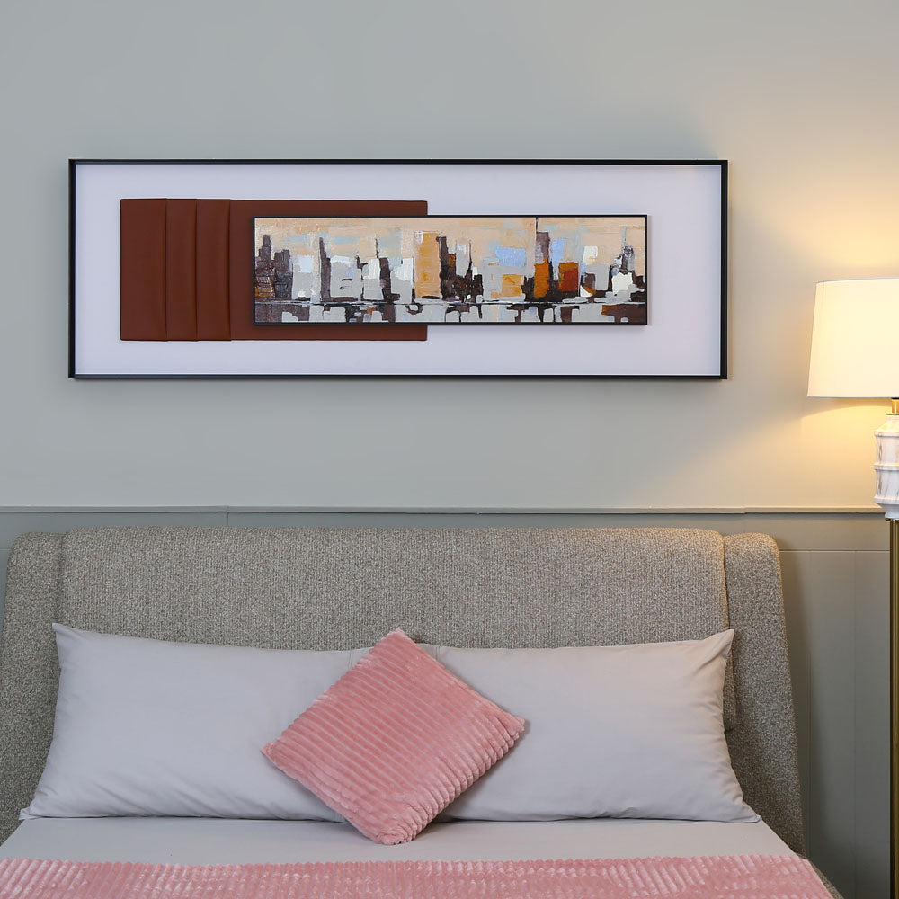 Cityscape Wall Decor (Brown)