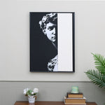 Man Hiding Wall Decor (Black & White)