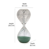 Decorative Sand Hour Glass Showpiece (Aqua)