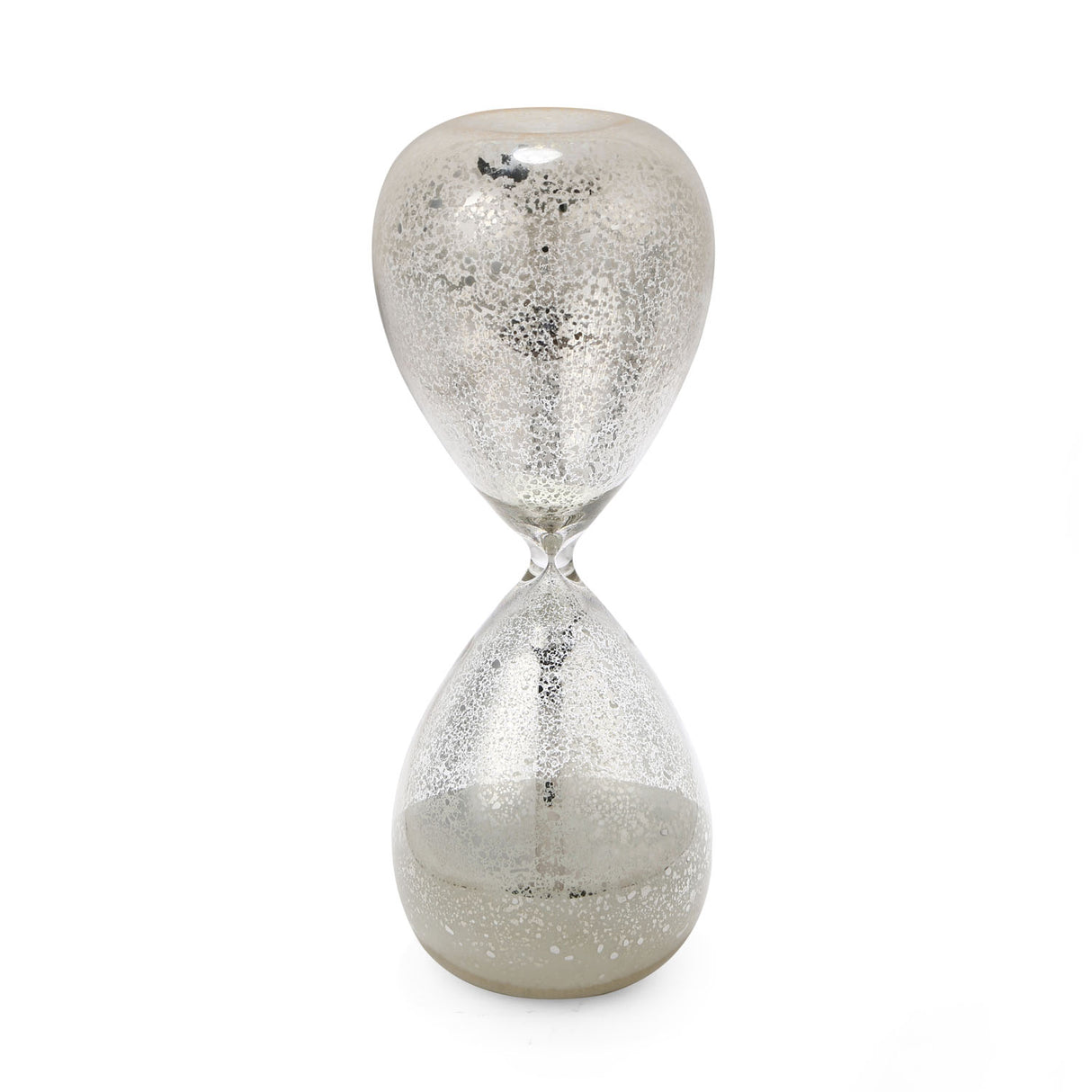 Decorative Sand Hour Glass Showpiece (White)