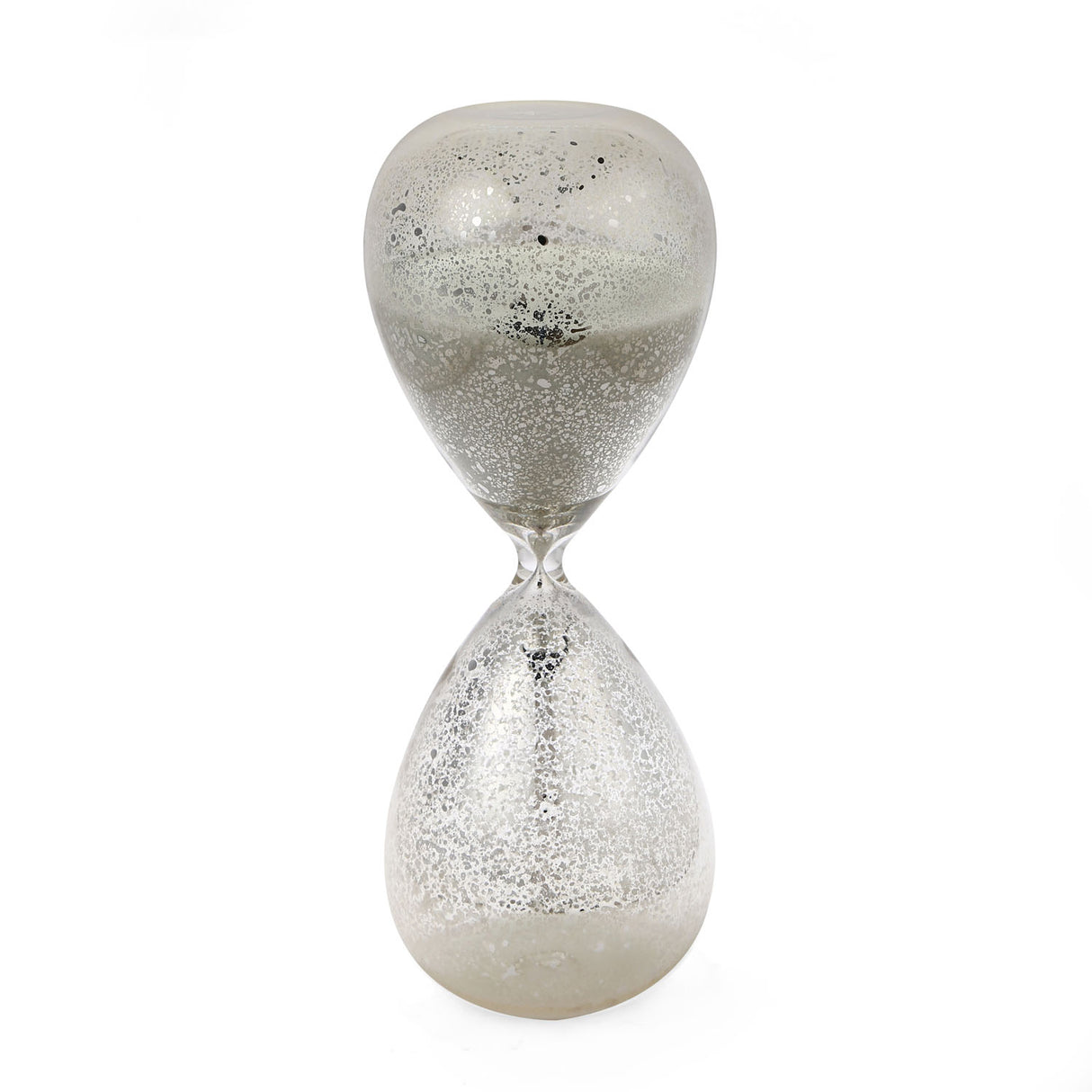 Decorative Sand Hour Glass Showpiece (White)