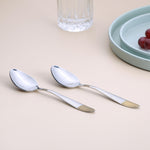 Arias by Lara Dutta Goldfin Stainless Steel Dinner Spoon Set of 6