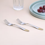 Nilkamal Arias by Lara Dutta Goldfin Stainless Steel Dinner Fork Set of 6