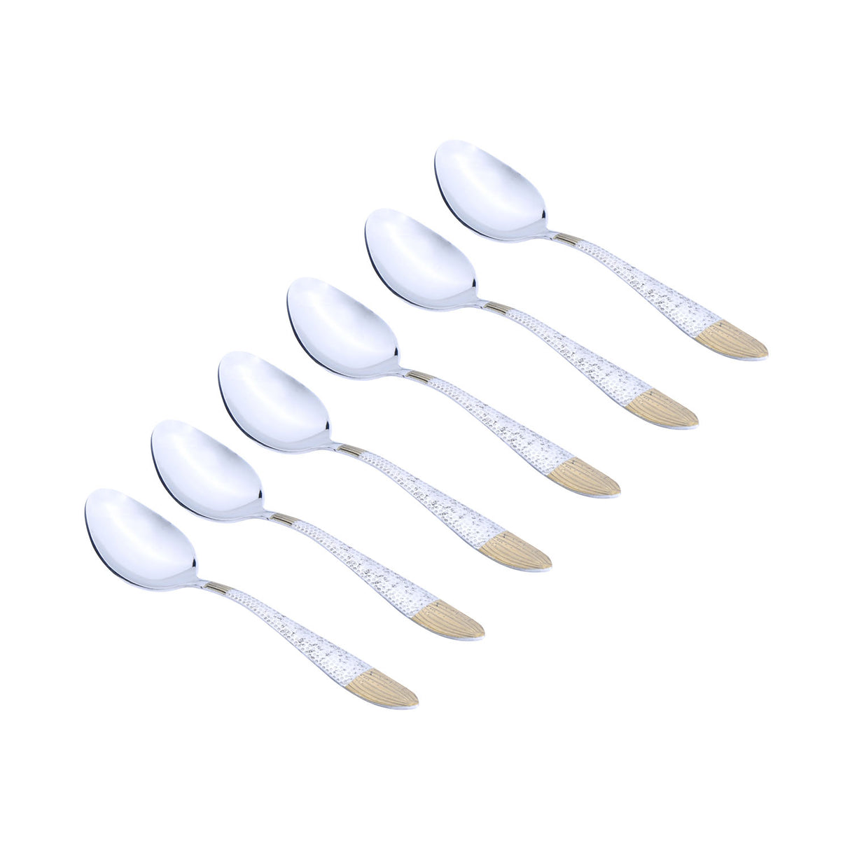 Arias by Lara Dutta Goldfin Stainless Steel Dinner Spoon Set of 6