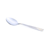 Arias by Lara Dutta Honey Comb Stainless Steel Dinner Spoon Set of 6