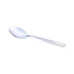 Arias by Lara Dutta Honey Comb Stainless Steel Dinner Spoon Set of 6