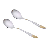 Arias by Lara Dutta Goldfin Stainless Steel Serving Spoon Set of 2