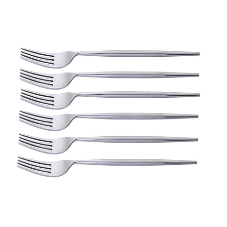 Arias by Lara Dutta Canary Stainless Steel Dinner Fork Set of 6